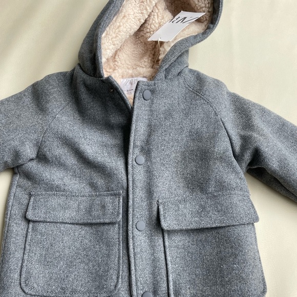 Zara Kids Peacoat Size 9-12 months & 2-3 year old - Picture 2 of 8